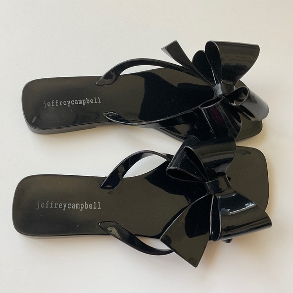 Jeffrey Campbell Black Women's Sandals - Picture 3 of 5